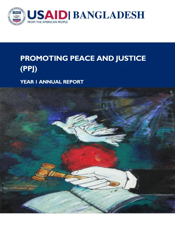 Promoting Peace and Justice (PPJ) Activity Year 1 Annual Report FY2019