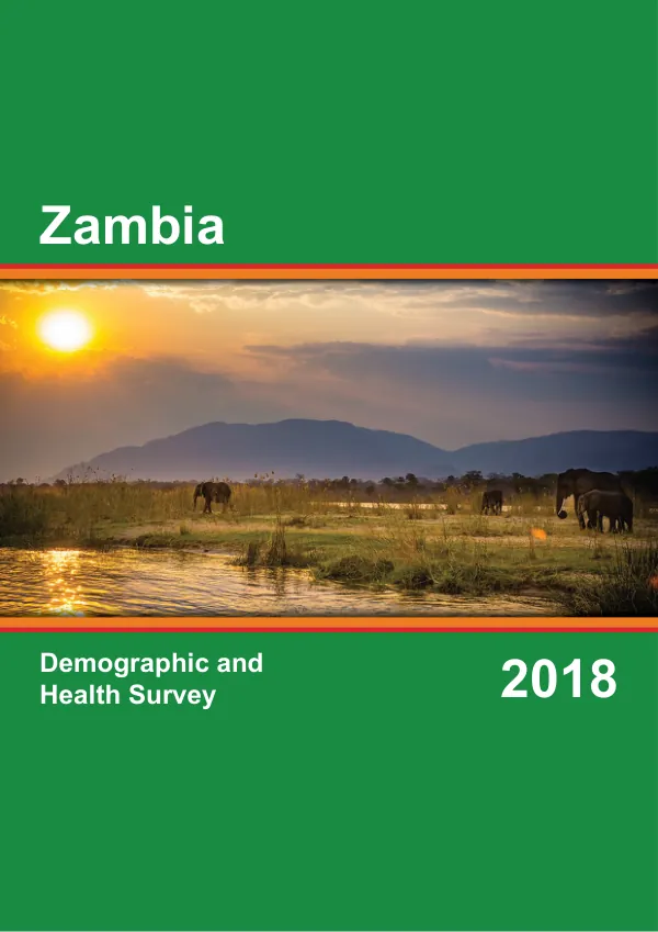 Zambia Demographic and Health Survey 2018