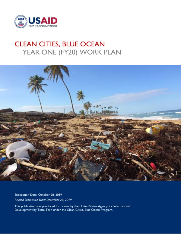 Clean Cities, Blue Ocean | Year One Work Plan