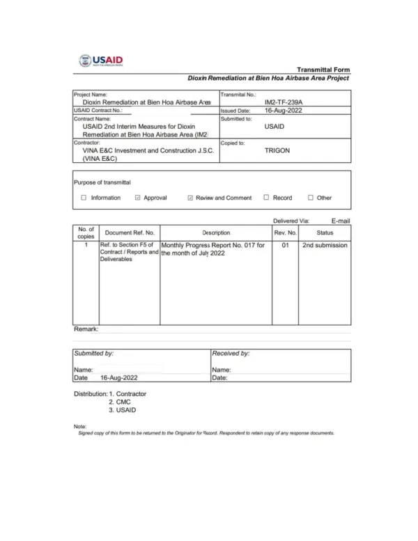 USAID Project Report