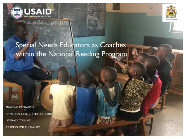 Special Needs Educators as Coaches within the National Reading Program