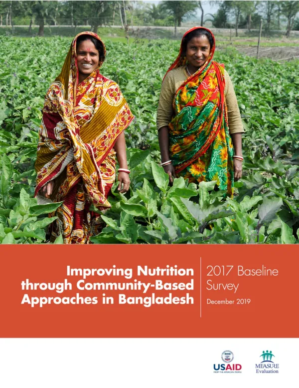 2017 Bangladesh INCA Baseline Survey