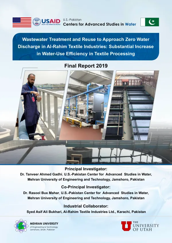 Wastewater Treatment and Reuse to Approach Zero Water Discharge in Al-Rahim Textile Industries: Substantial Increase in Water-Use Efficiency in Textile Processing