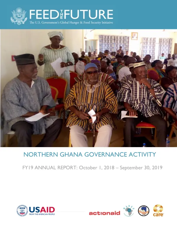 Feed the Future Northern Ghana Governance (NGG) Activity – FY19 Annual Report