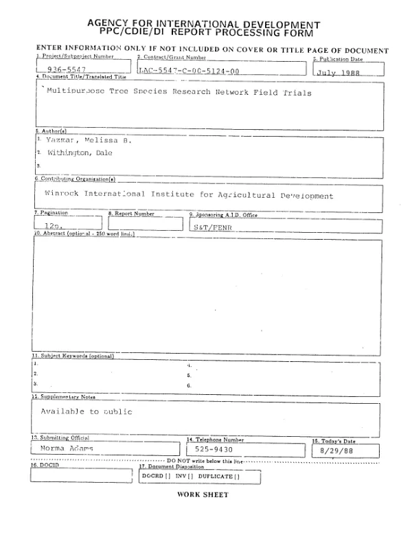 Financial and organizational review of La Financiere Cote d"Ivoire (LFCI)
