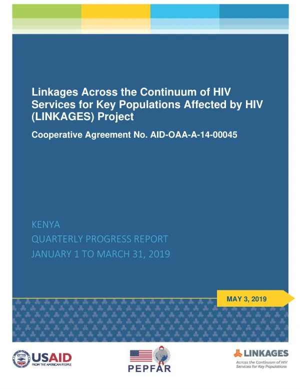 LINKAGES Quarterly Report (January 1 to March 31, 2019)