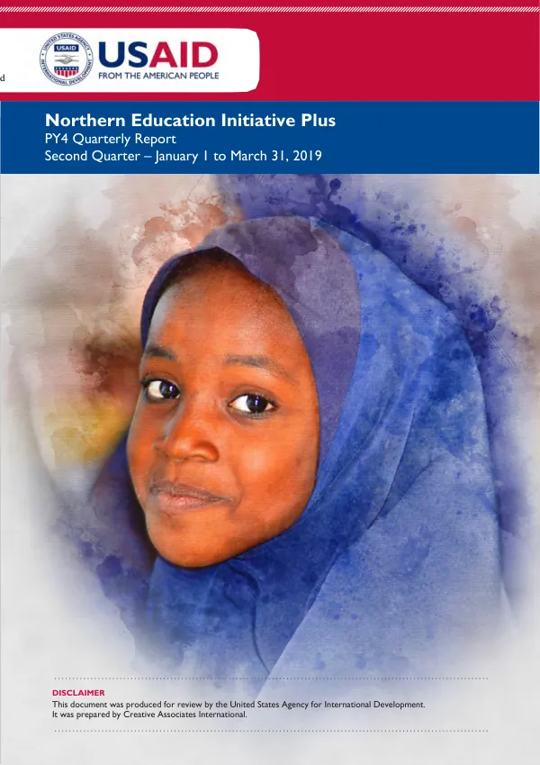 Northern Education Initiative Plus - PY4 Quarter 2 Report