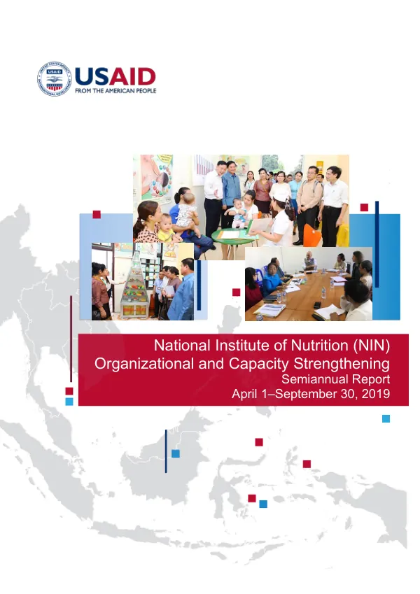 USAID Laos NIN Apr-Sep 2019 Semi-annual Report