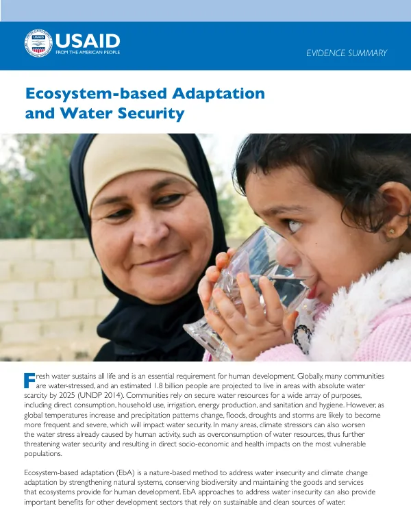 USAID Ecosystem-based Adaptation and Water Security Evidence Summary