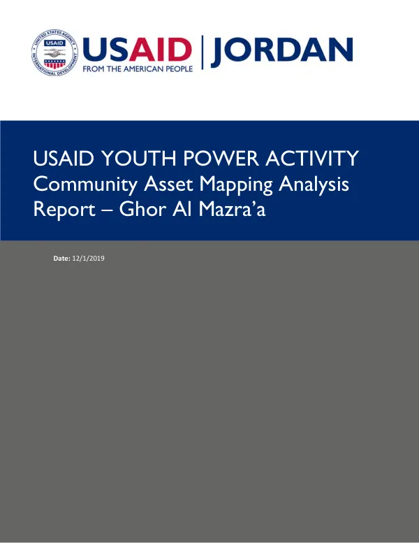 Community Asset Mapping Analysis Report – Ghor Al Mazra’a