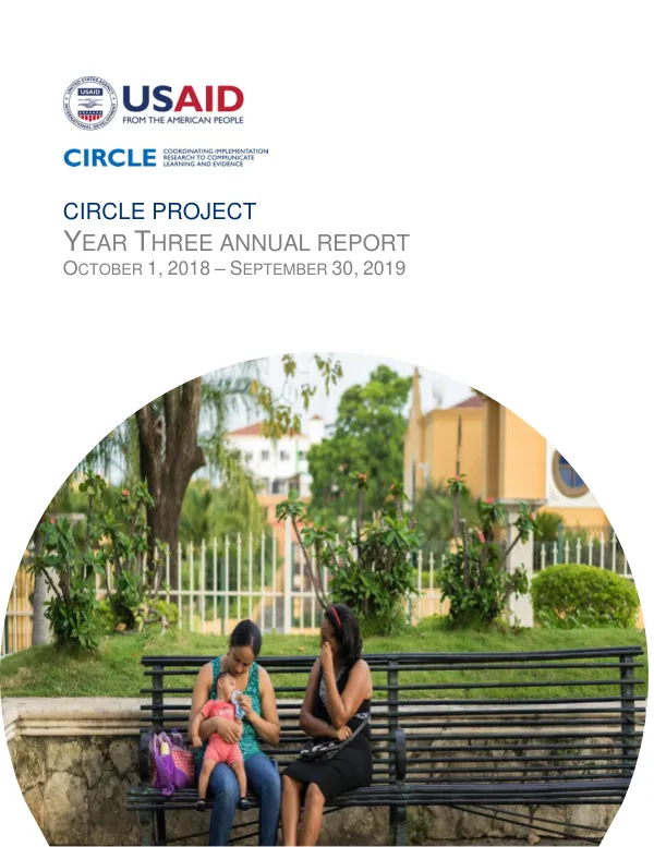 CIRCLE YEAR THREE ANNUAL REPORT