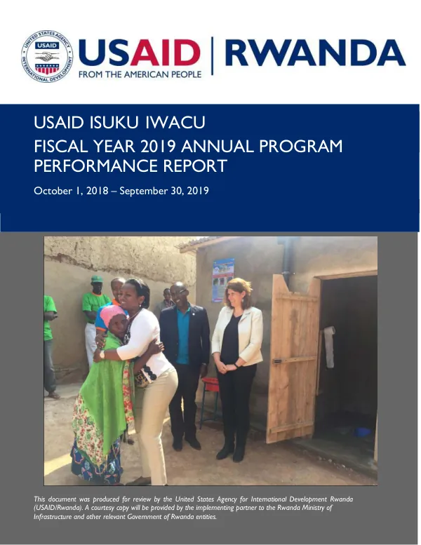Fiscal Year 2019 Annual Program Performance Report