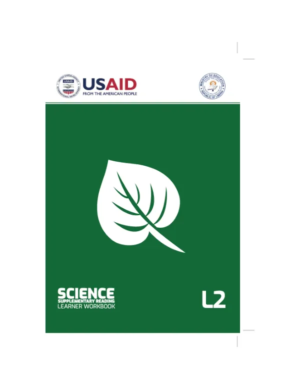 Accelerated Quality Education Teacher Guides and Learner Workbooks Series, Science, Level 2, Semester 1