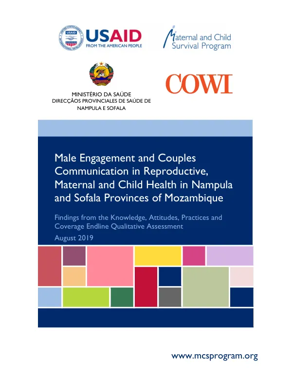 Male Engagement and Couples Communication in RMNCH in Mozambique