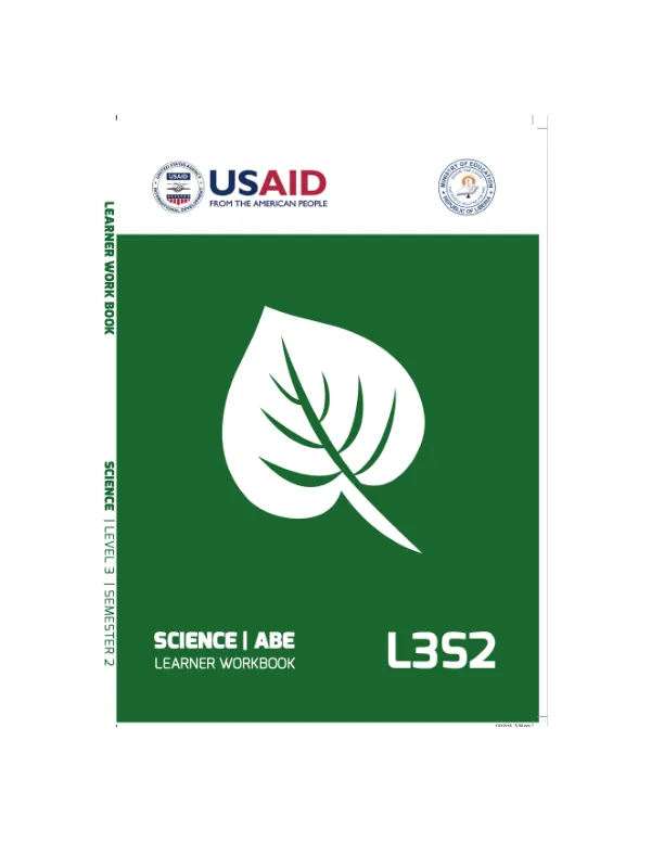 Accelerated Quality Education Teacher Guides and Learner Workbooks Series, Science, Level 3, Semester 2
