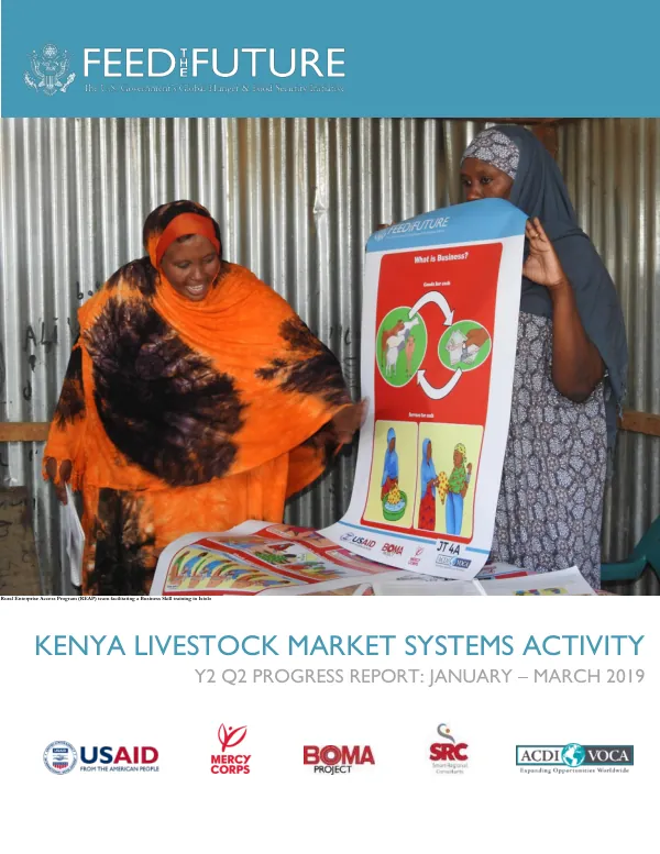 Kenya Livestock Market Systems Activity Y2 Q2 Progress Report: January – March 2019