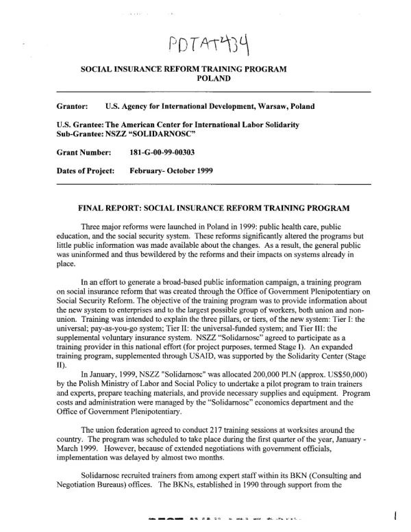 USAID/EGYPT: Water Security and Resilience Assessment