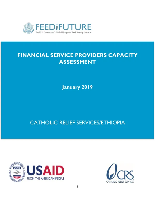 Financial Service Providers Capacity Assessment