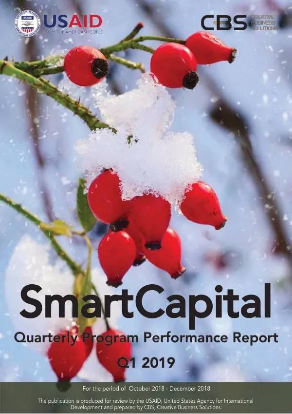 Quarterly Program Performance Report Q1 2019