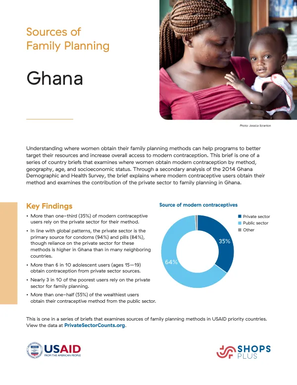 Sources of Family Planning: Ghana