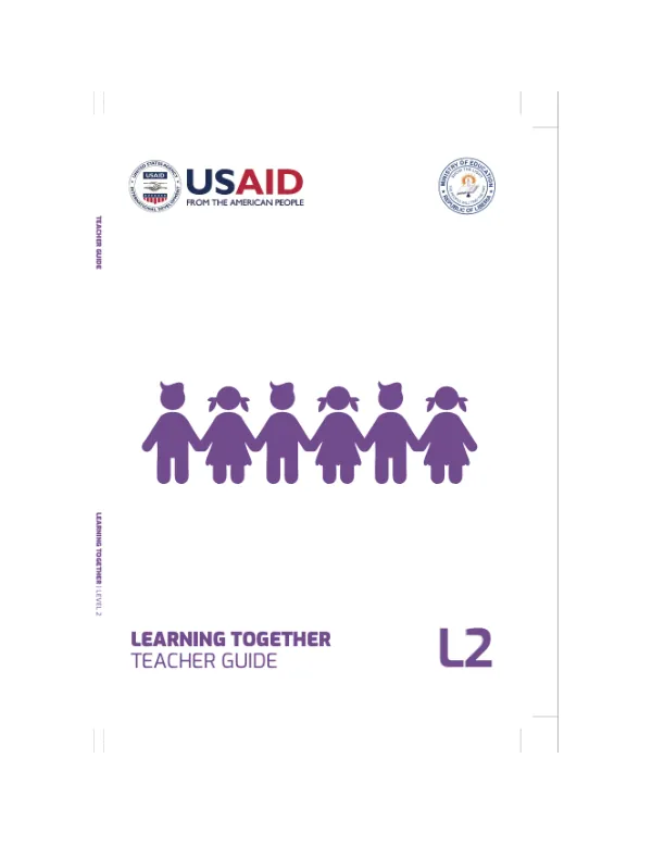 Accelerated Quality Education Teacher Guides and Learner Workbooks Series, Learning Together, Level 2, Semester 1