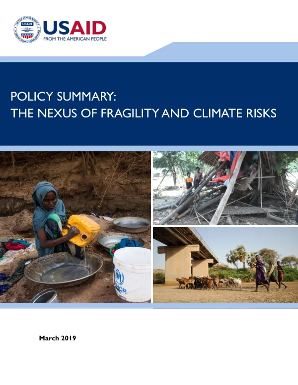 The Nexus of Fragility and Climate Risks