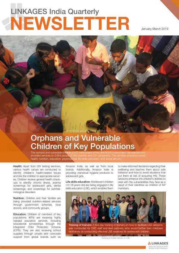 LINKAGES India Quarterly Newsletter January-March 2019