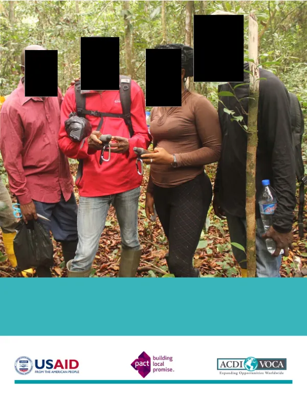 Forest Incomes for Environmental Sustainability FY19 Quarterly Report