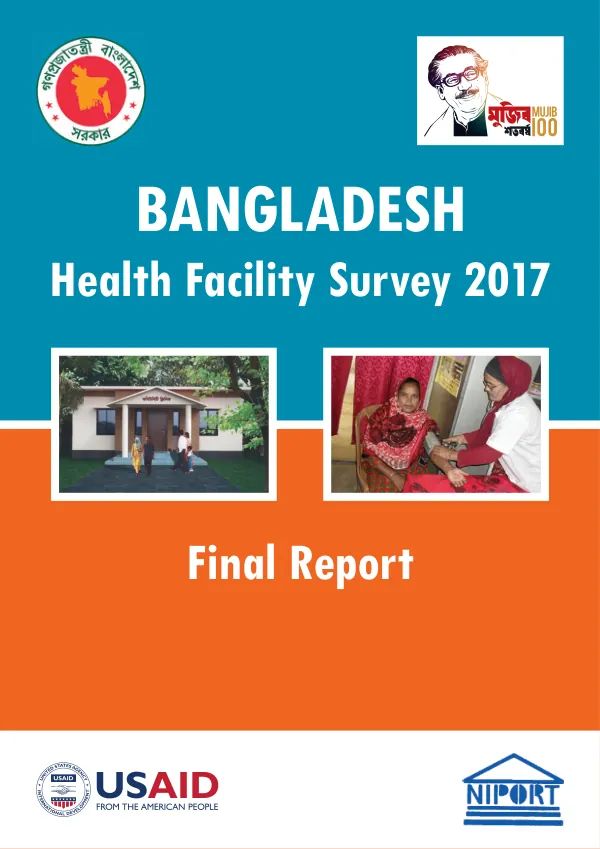 Bangladesh Health Facility Survey 2017 [SPA28]