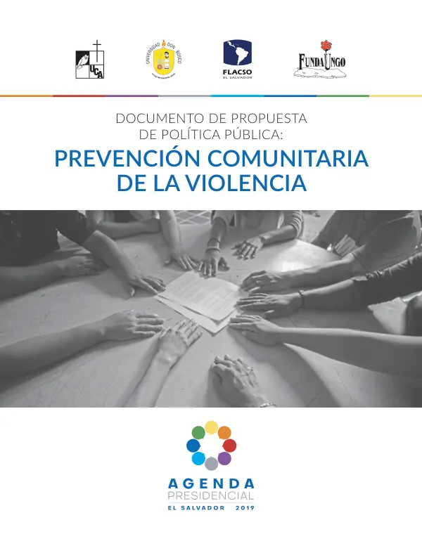 Documento de propuesta de política pública: Prevención comunitaria de la violencia