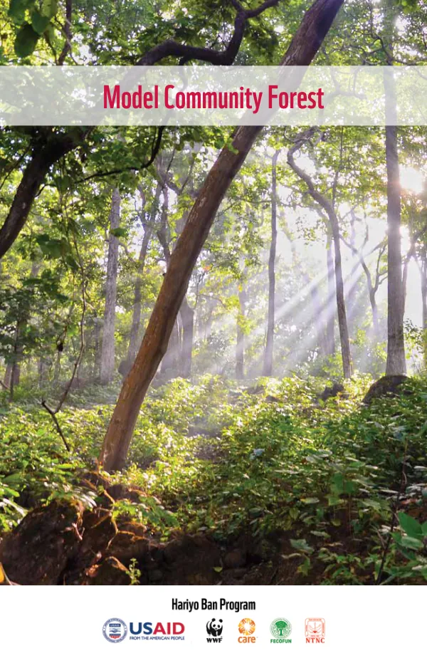 Model Community Forest: A Concept for Sustainable Forest Management in Nepal