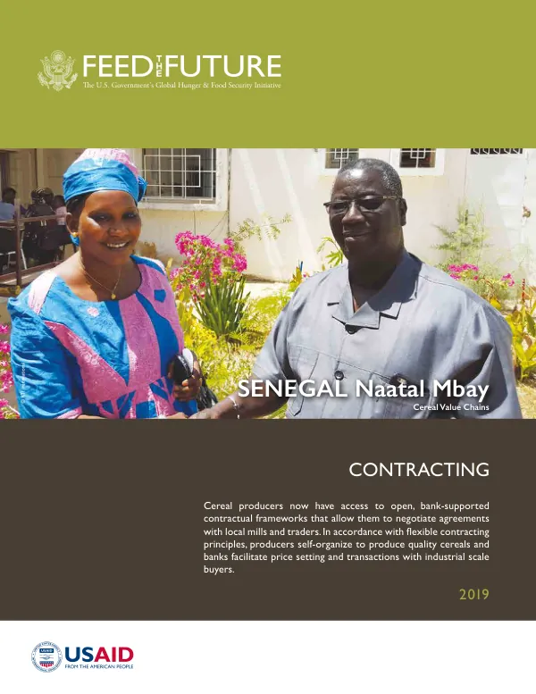 Contracting in Cereal Value Chains: Feed the Future Senegal Naatal Mbay