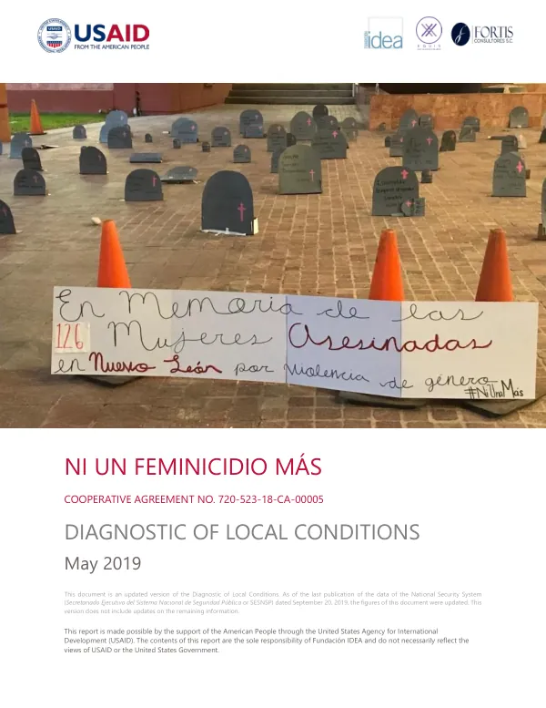 Diagnostic of Local Conditions: Ni Un Feminicidio Más