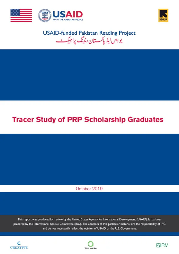 Tracer Study of PRP Scholarship Graduates