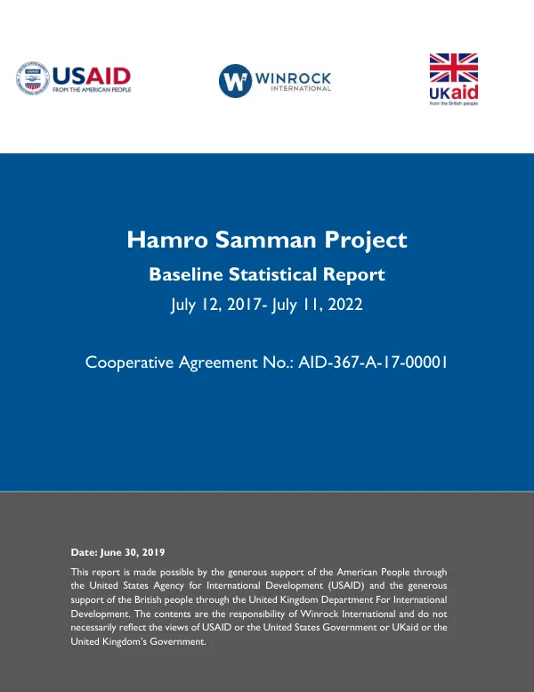 Hamro Samman Project Baseline Statistical Report