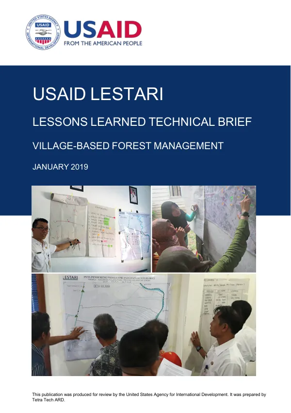 USAID LESTARI – Village-Based Forest Management