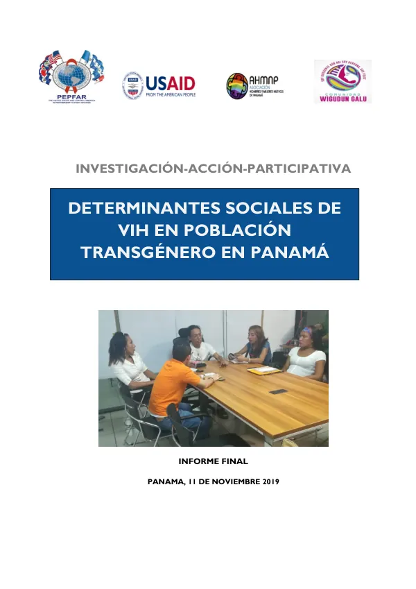 Determinantes Sociales de VIH en Población Transgénero en Panamá