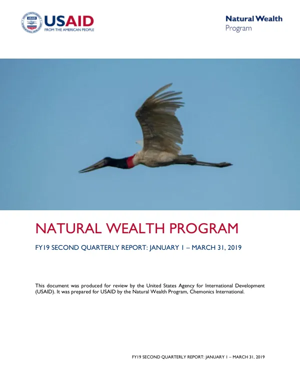 FY19 SECOND QUARTERLY REPORT: JANUARY 1 – MARCH 31, 2019