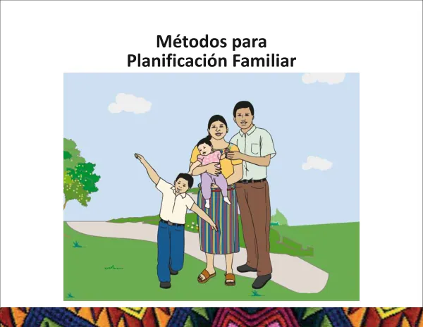Rotafolio de Métodos para Planificación Familiar