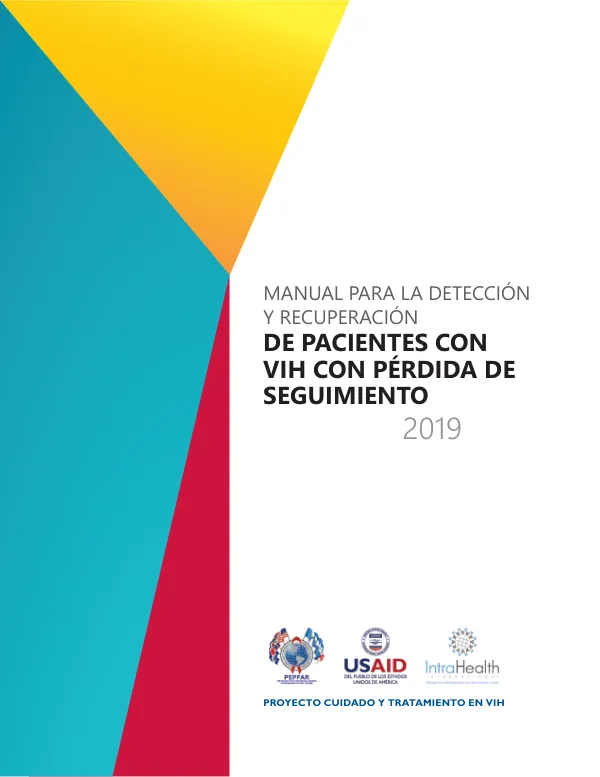 Manual para la detección y recuperación de pacientes con VIH con pérdida de seguimiento