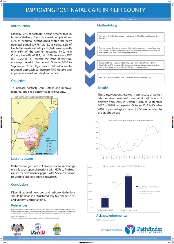 Improving Post Natal Care in Kilifi County