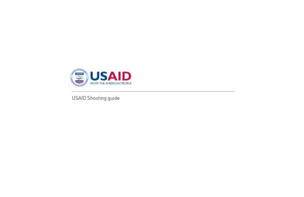USAID Shooting guide