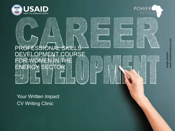 Professional Skills Development Course for Women in the Energy Sector