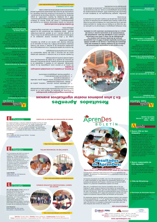 Estrategia pedagógica e institucional en la Región de San Martín