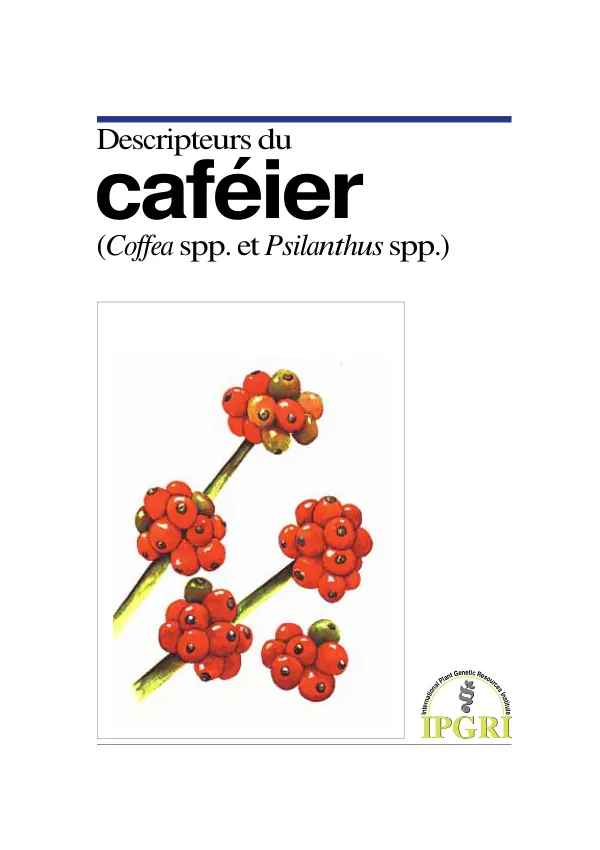 Descripteurs du caféier