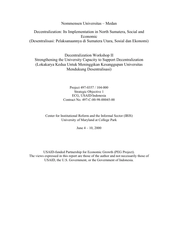 Aid policies in the CILSS [Comite Permanent Inter-Etats de Lutte contre le Secheresse dans la Sahel] countries : synthesis report
