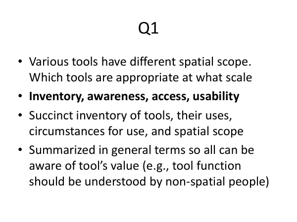 Inventory of Tools for REDD+ and AFOLU