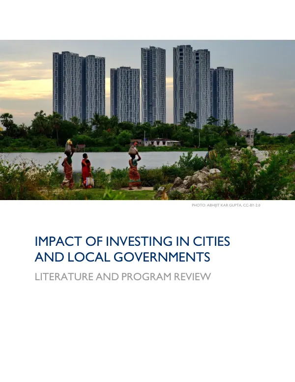 Impact of Investing in Cities and Local Governments