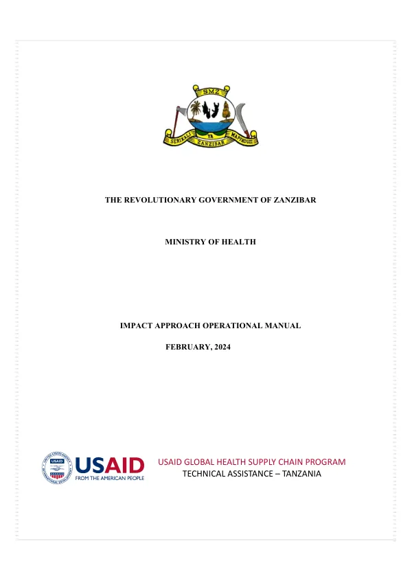 Impact Approach Operational Manual