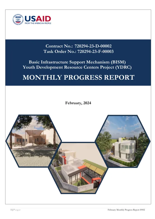 February Monthly Progress Report #002